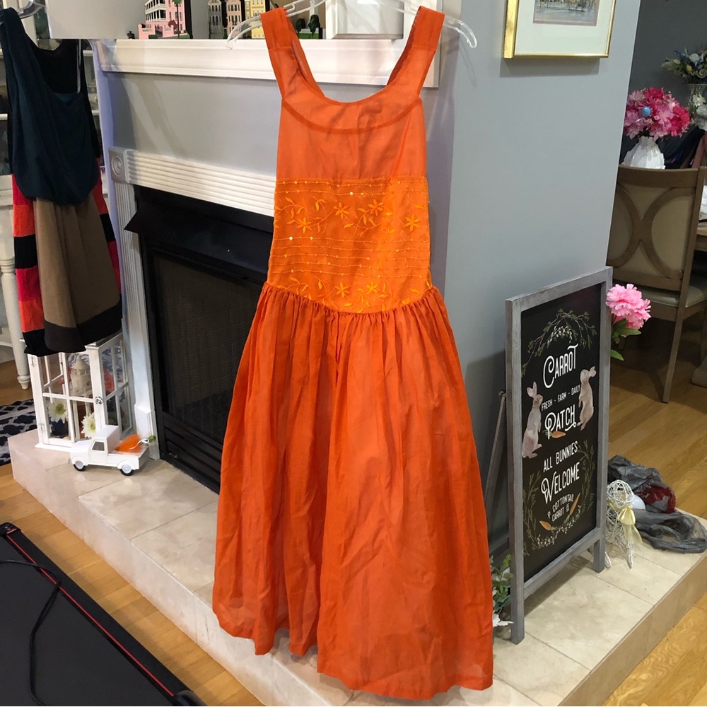 Little Lady Sequin Floral Embroidered Formal Quinceanera  Photoshoot Gown Dress